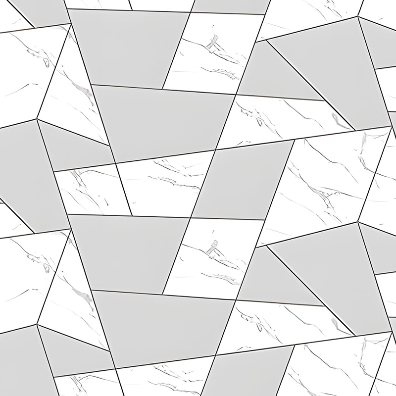 Forgyldt Geometrisk Stue Baggrund Vægdekoration PET Transfer Film