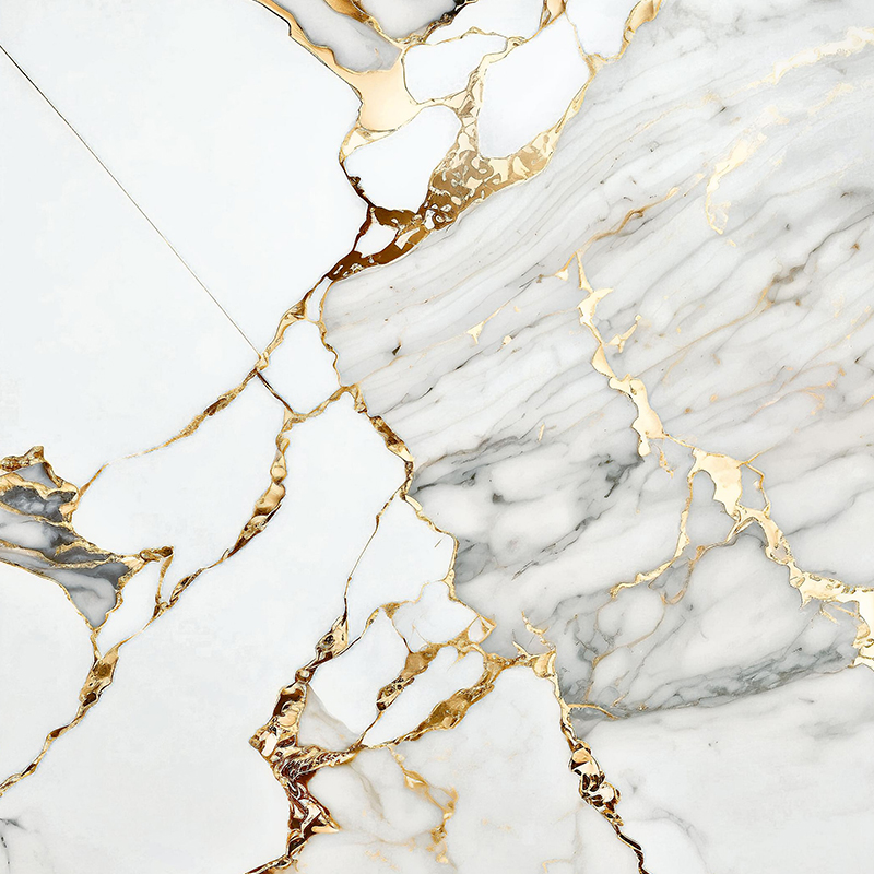 Deep Ocean Gold Pattern Stue Wall 3D Transfer Film