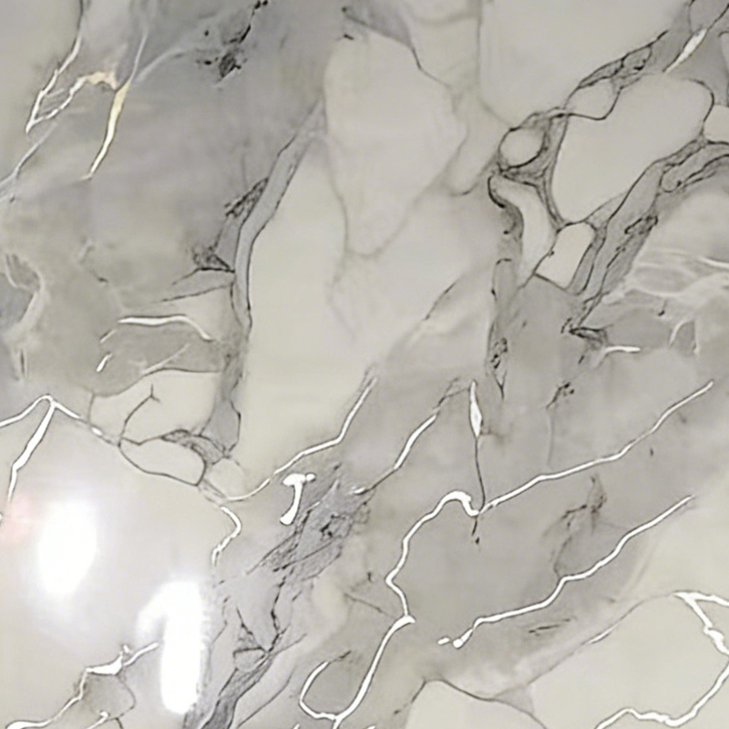 UV marble sheet decorative panel with glossy marble pattern finish